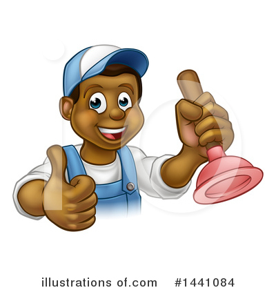 Royalty-Free (RF) Worker Clipart Illustration by AtStockIllustration - Stock Sample #1441084