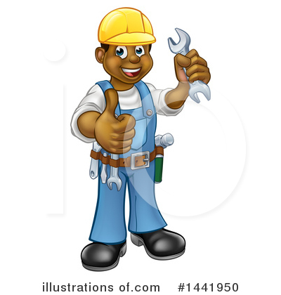 Royalty-Free (RF) Worker Clipart Illustration by AtStockIllustration - Stock Sample #1441950