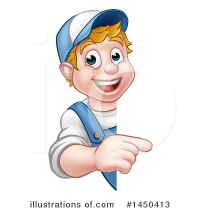 Royalty-Free (RF) Worker Clipart Illustration by AtStockIllustration - Stock Sample #1450413