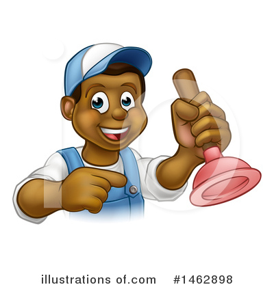 Royalty-Free (RF) Worker Clipart Illustration by AtStockIllustration - Stock Sample #1462898