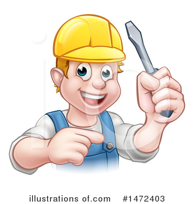 Royalty-Free (RF) Worker Clipart Illustration by AtStockIllustration - Stock Sample #1472403