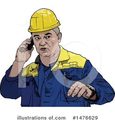 Royalty-Free (RF) Worker Clipart Illustration by dero - Stock Sample #1476629