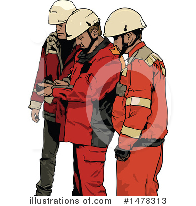 Royalty-Free (RF) Worker Clipart Illustration by dero - Stock Sample #1478313