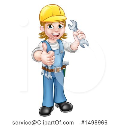 Royalty-Free (RF) Worker Clipart Illustration by AtStockIllustration - Stock Sample #1498966