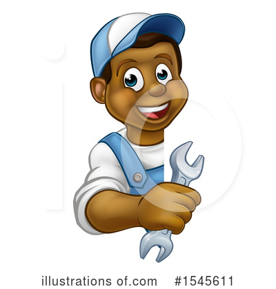 Royalty-Free (RF) Worker Clipart Illustration by AtStockIllustration - Stock Sample #1545611