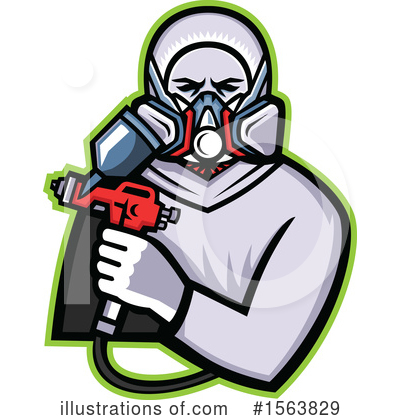 Royalty-Free (RF) Worker Clipart Illustration by patrimonio - Stock Sample #1563829