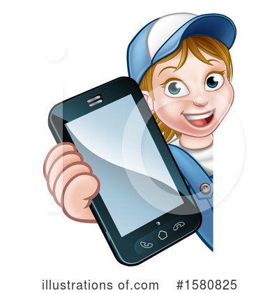 Royalty-Free (RF) Worker Clipart Illustration by AtStockIllustration - Stock Sample #1580825