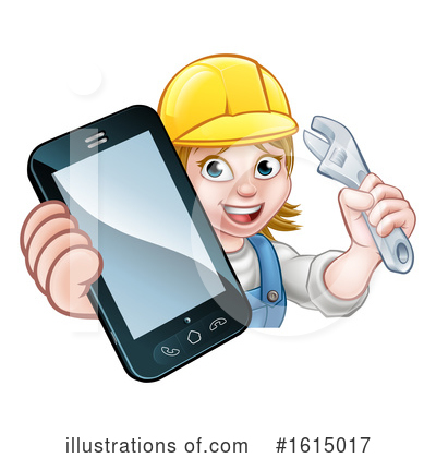 Royalty-Free (RF) Worker Clipart Illustration by AtStockIllustration - Stock Sample #1615017
