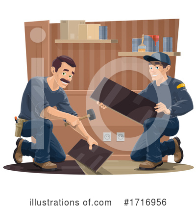 Contractor Clipart #1716956 by Vector Tradition SM