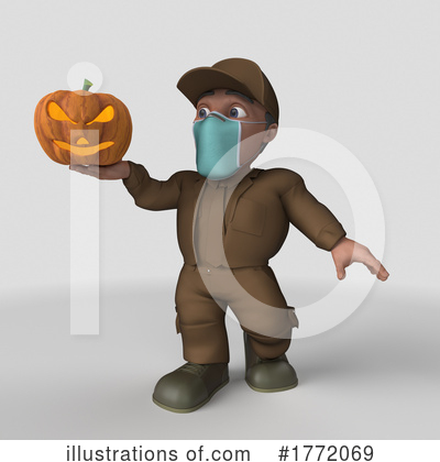 Royalty-Free (RF) Worker Clipart Illustration by KJ Pargeter - Stock Sample #1772069