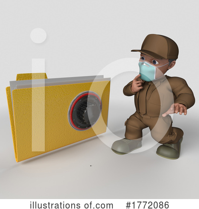 Royalty-Free (RF) Worker Clipart Illustration by KJ Pargeter - Stock Sample #1772086