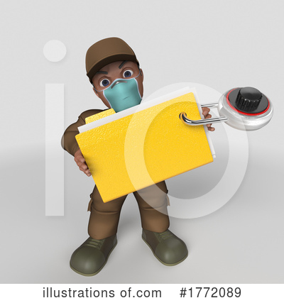 Royalty-Free (RF) Worker Clipart Illustration by KJ Pargeter - Stock Sample #1772089