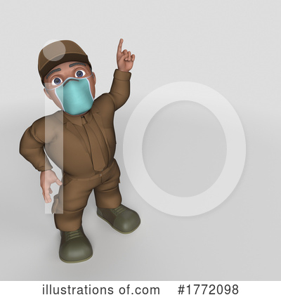 Royalty-Free (RF) Worker Clipart Illustration by KJ Pargeter - Stock Sample #1772098