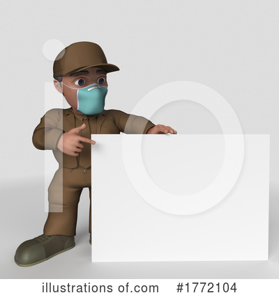 Royalty-Free (RF) Worker Clipart Illustration by KJ Pargeter - Stock Sample #1772104