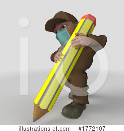 Royalty-Free (RF) Worker Clipart Illustration by KJ Pargeter - Stock Sample #1772107