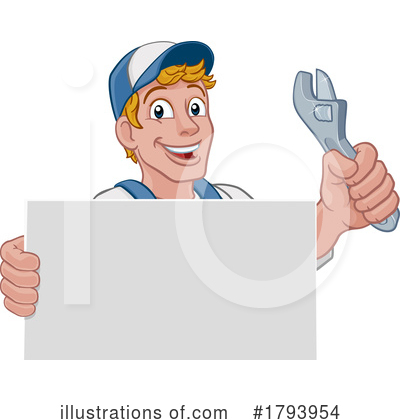 Workers Clipart #1793954 by AtStockIllustration