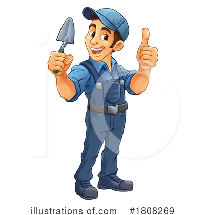 Worker Clipart #1808269 by AtStockIllustration