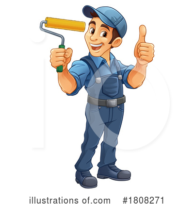 Worker Clipart #1808271 by AtStockIllustration