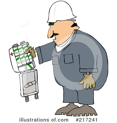 Royalty-Free (RF) Worker Clipart Illustration by djart - Stock Sample #217241