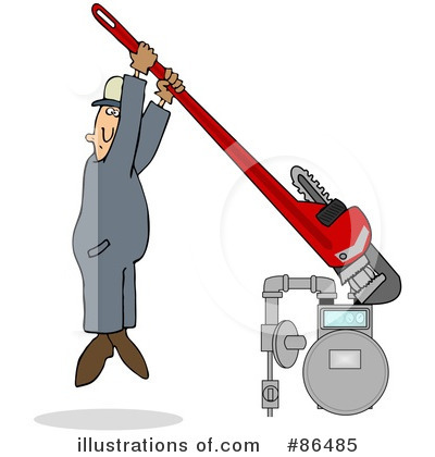 Royalty-Free (RF) Worker Clipart Illustration by djart - Stock Sample #86485