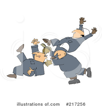 Royalty-Free (RF) Workers Clipart Illustration by djart - Stock Sample #217256