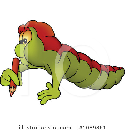 Royalty-Free (RF) Worm Clipart Illustration by dero - Stock Sample #1089361