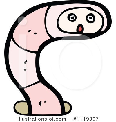 Royalty-Free (RF) Worm Clipart Illustration by lineartestpilot - Stock Sample #1119097