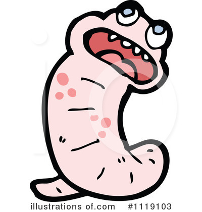 Earth Worm Clipart #1119103 by lineartestpilot