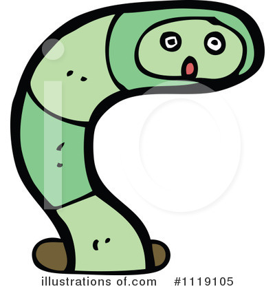Earth Worm Clipart #1119105 by lineartestpilot