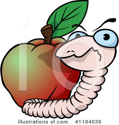 Royalty-Free (RF) Worm Clipart Illustration by dero - Stock Sample #1184039