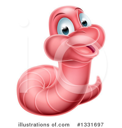 Royalty-Free (RF) Worm Clipart Illustration by AtStockIllustration - Stock Sample #1331697