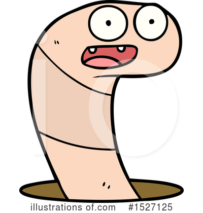 Earth Worm Clipart #1527125 by lineartestpilot
