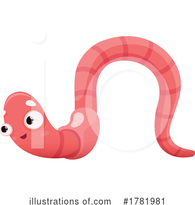 Royalty-Free (RF) Worm Clipart Illustration by Vector Tradition SM - Stock Sample #1781981