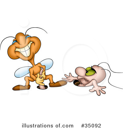 Royalty-Free (RF) Worm Clipart Illustration by dero - Stock Sample #35092