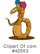 Worm Clipart #42553 by Dennis Holmes Designs