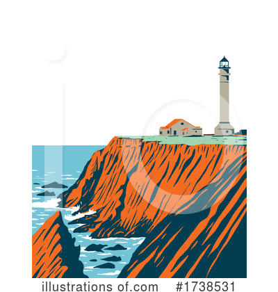 Lighthouse Clipart #1738531 by patrimonio