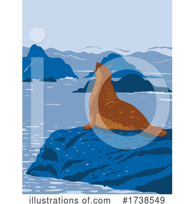 Seal Clipart #1738549 by patrimonio