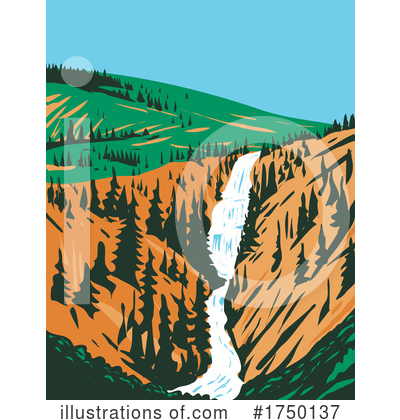 Yellowstone Clipart #1750137 by patrimonio