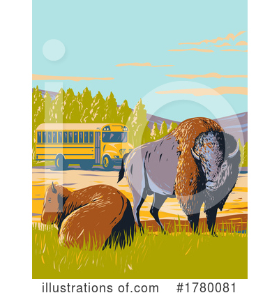Yellowstone Clipart #1780081 by patrimonio
