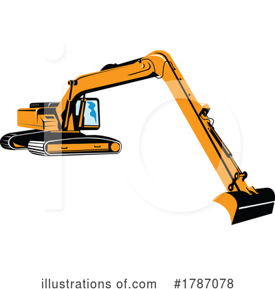 Mechanical Digger Clipart #1787078 by patrimonio