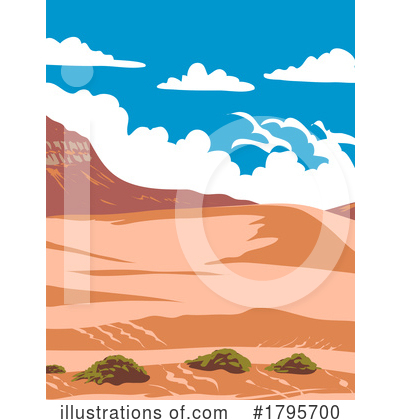 Desert Clipart #1795700 by patrimonio