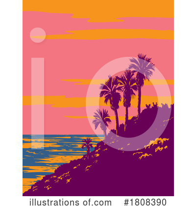 Palm Tree Clipart #1808390 by patrimonio