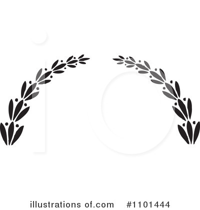 Royalty-Free (RF) Wreath Clipart Illustration by BestVector - Stock Sample #1101444
