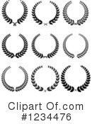 Wreath Clipart #1234476 by Vector Tradition SM