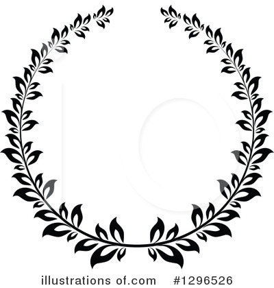 Royalty-Free (RF) Wreath Clipart Illustration by Vector Tradition SM - Stock Sample #1296526