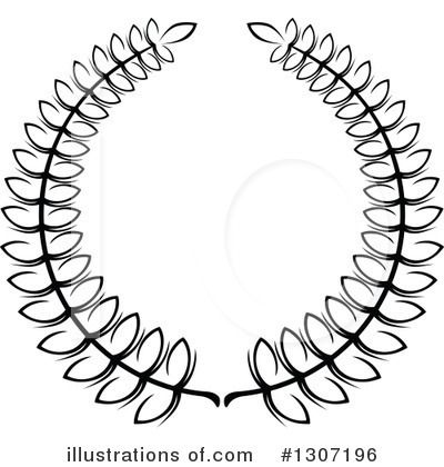 Royalty-Free (RF) Wreath Clipart Illustration by Vector Tradition SM - Stock Sample #1307196