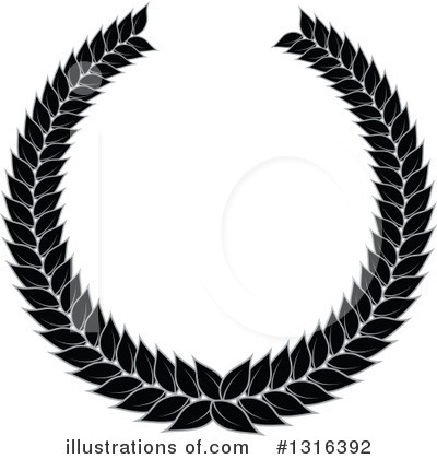 Royalty-Free (RF) Wreath Clipart Illustration by KJ Pargeter - Stock Sample #1316392