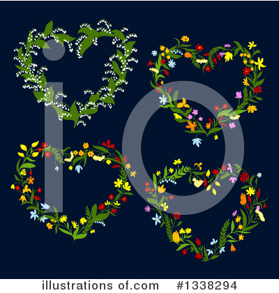 Royalty-Free (RF) Wreath Clipart Illustration by Vector Tradition SM - Stock Sample #1338294