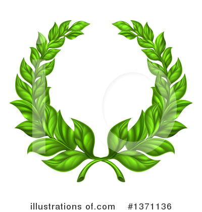 Wreath Clipart #1371136 by AtStockIllustration