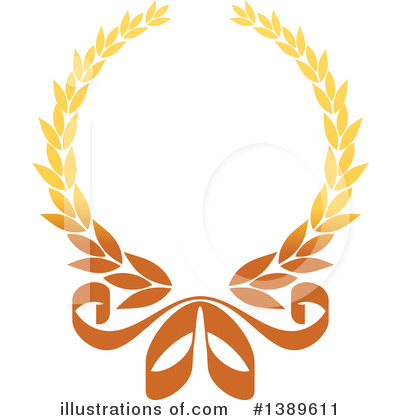 Royalty-Free (RF) Wreath Clipart Illustration by Vector Tradition SM - Stock Sample #1389611